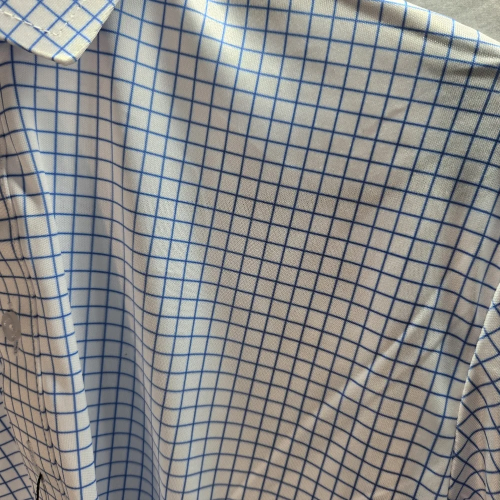 Lot of 3 Collars and Co Men's Size Medium Polo Dress Shirts New with Tags